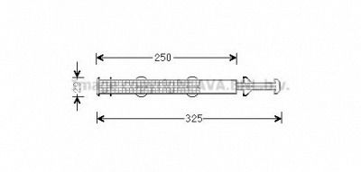 AVA QUALITY COOLING std043 -  Осушитель, кондиционер